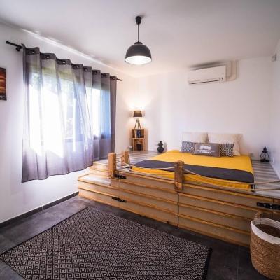 Chambre 3 location villa sylbria étang salé ile de la réunion